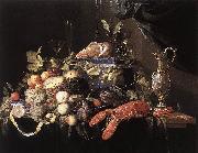 Jan Davidsz. de Heem Still-Life with Fruit and Lobster oil